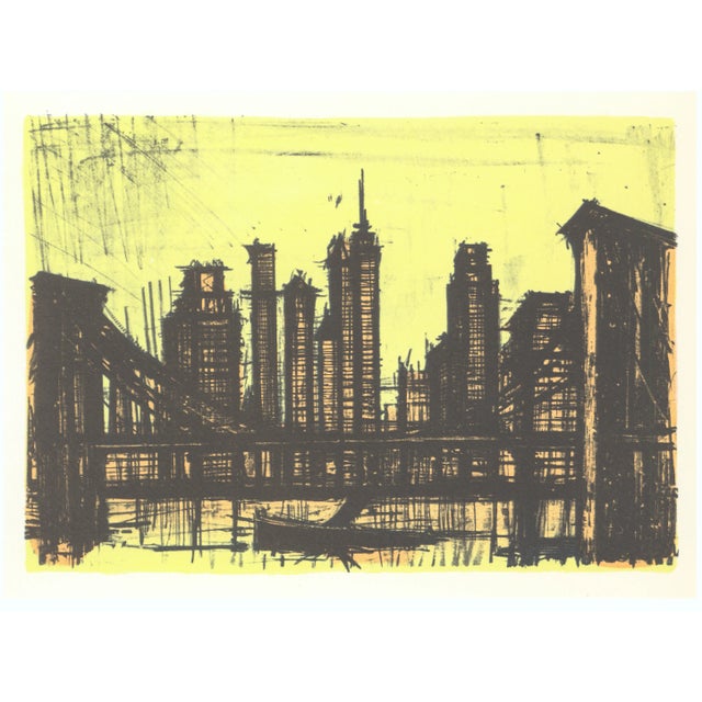 Lithograph by Bernard Buffet from "Bernard Buffet Lithographs", the English version of "Bernard Buffet Oeuvre Grave",...