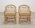 Mid 20th Century Set of Eight Danny Ho Fong Rattan Garden Dining Armchairs For Sale - Image 5 of 18