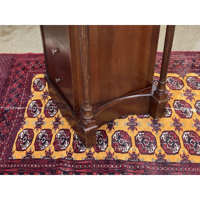 English Mahogany Music Stand, 1950s For Sale - Image 12 of 14