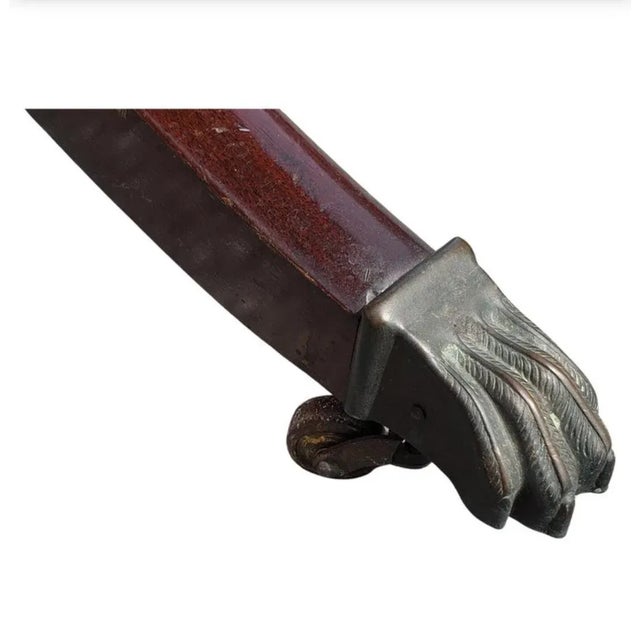 French Regency Style Rolling Two-Tier Red Leather Top Mahogany Tea Table For Sale In Washington DC - Image 6 of 7