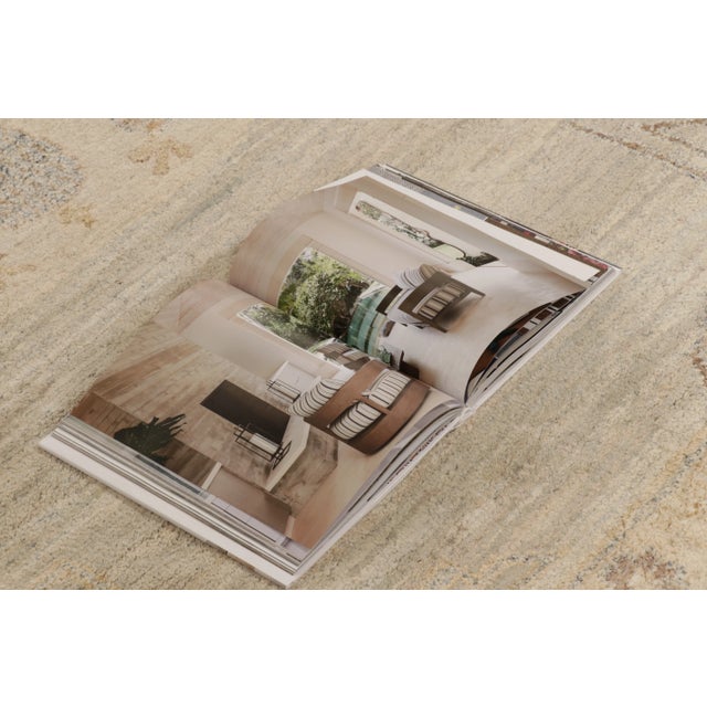 Modern Classics Khotan Style Medallion Natural Silk Rug by Rug & Kilim For Sale - Image 9 of 10