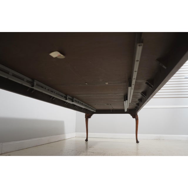 Baker Walnut Stately Homes Dining Table For Sale - Image 17 of 18
