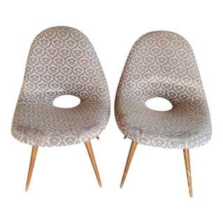 Vintage Chairs in Wood, Set of 2 For Sale