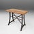 Industrial Bistro Table with Cast Iron Legs and Wooden Top, Belgium, 1920s For Sale - Image 14 of 14