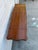 Brown Vintage French Provincial Wood Server Cabinet With Drop-Leaf Top & Lattice Doors For Sale - Image 8 of 12