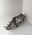 Rhino Sculpture in Platinum Toned Metallic Finish, 1980s For Sale - Image 3 of 7