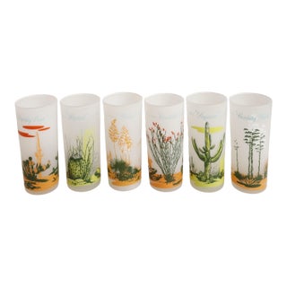 1960’s Blakely Gas Highball Glasses, Set of 6 For Sale