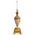 Neoclassical Vintage Neoclassical Crackle Glazed Urn Table Lamps With Medallions - A Pair For Sale - Image 3 of 16