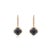 14k Gold Regal 4.55 Ct Deep Sapphire & Diamond Cluster Drop & Dangle Earrings- 2 Pieces For Sale - Image 4 of 12