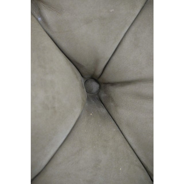 Pair Hancock & Moore Suede Lounge Chairs For Sale - Image 11 of 18