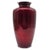Metal Signed Ando Jubei Japanese Cloisonné Pigeon Blood Red Peony Vase 10" For Sale - Image 7 of 10