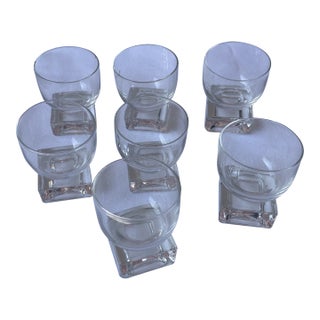 1970s Collection of Vintage Ice Cube Shot Glasses- Set of 7 For Sale