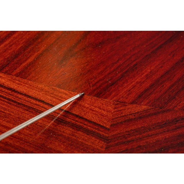 Mid-Century Danish Modern Dining Table W/ Pedestal Base in Rosewood by Skovby Møbelfabrik, Denmark, C. 1970s For Sale - Image 14 of 18