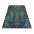 Blue Afghan Pictorial Tree of Life Hand-Knotted Wool Rug - 7'10" X 5'9" For Sale