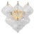 Julie Neill for Visual Comfort Signature Caselli 15" Sconce in Gild with Clear Glass For Sale
