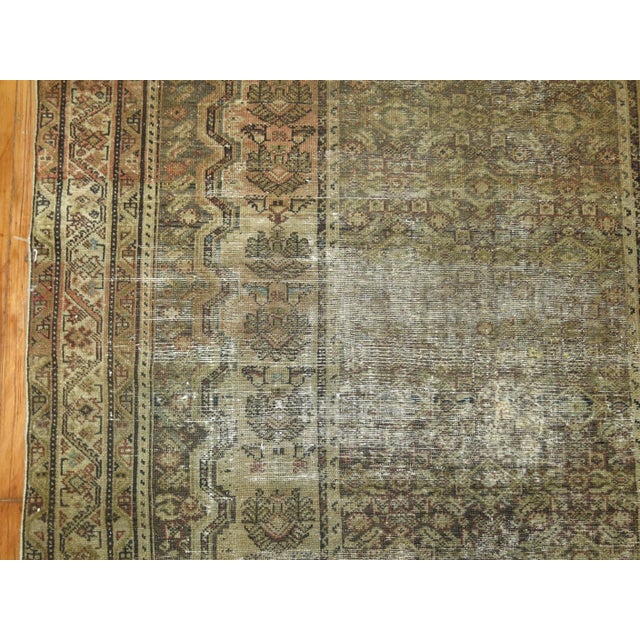 Early 20th Century Shabby Chic Persian Malayer Rug For Sale - Image 4 of 6