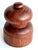 Chestnut 1960s Jens Quistgaard Dansk Teak Wood Model No 1616 Salt Shaker & Pepper Mill For Sale - Image 8 of 13