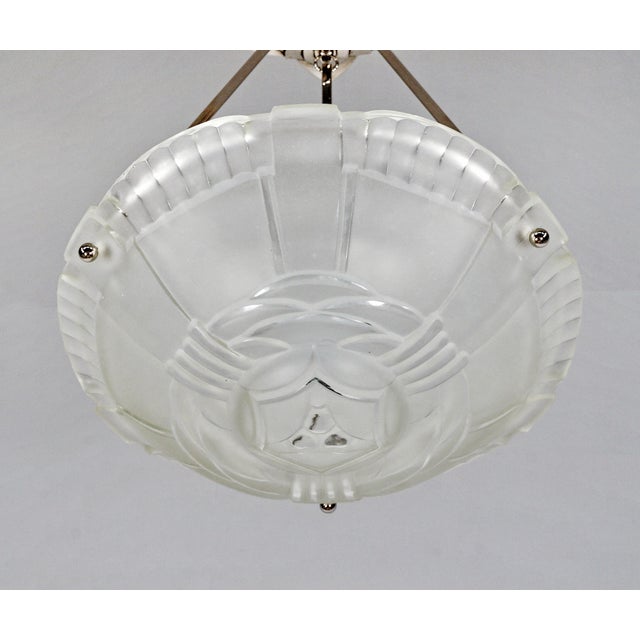 French Art Deco Pendant by Marius Sabino 1920s France For Sale - Image 6 of 8