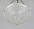 Marius Sabino French Art Deco Pendant Light - 1930s Frosted Glass & Nickeled Bronze For Sale - Image 6 of 8
