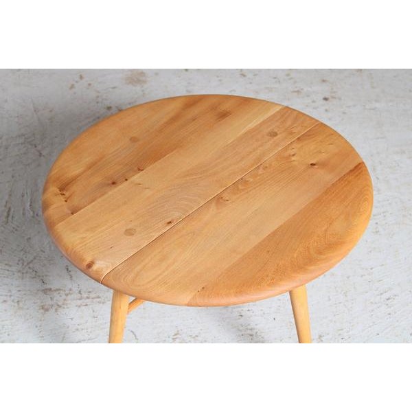 Brown Drop-Leaf Side Table from Ercol, 1960s For Sale - Image 8 of 9