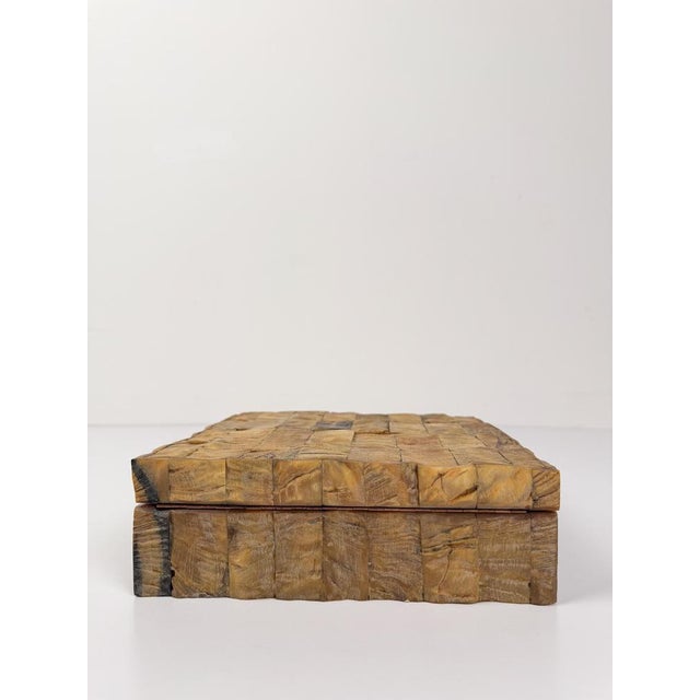 European Art Deco Bakelite Horn-Effect Mosaic Box, 1930s For Sale - Image 17 of 18