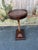 Early 20th Century Neoclassical Style Oval Mahogany Lyre Base Side Table For Sale - Image 11 of 14
