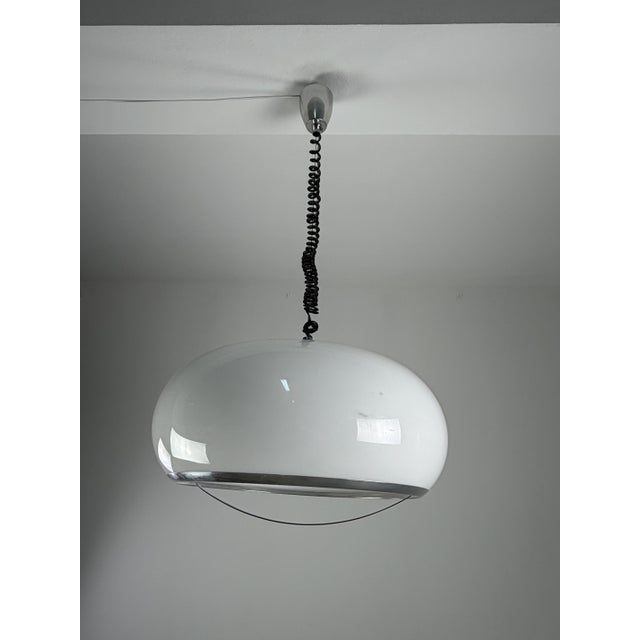 Large Drop-Down Pendant Lamp from Stilux-Milano, 1970s For Sale - Image 9 of 12