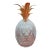 Mario Luca Giusti Ananas Melissa Pineapple Gold Plated Leaves Synthetic Crystal Acrylic Retired For Sale