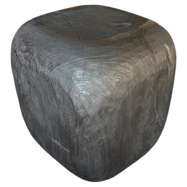 Reclaimed suar wood hand carved into a minimalist cube whilst respecting the natural organic wood. Burnt, sanded and...