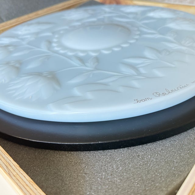 Postmodern Annual Glass Plate by Ivan Rabuzin for Rosenthal, 1978 For Sale - Image 3 of 11
