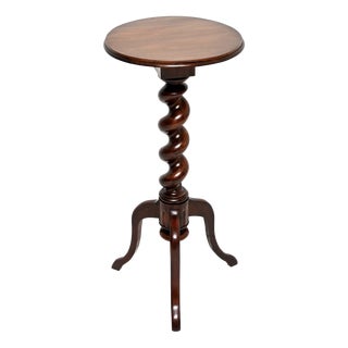 Antique Victorian Barley Twist Occasional Table, 1850 For Sale