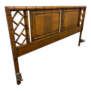 Dixie Aloha Faux Bamboo King Headboard For Sale