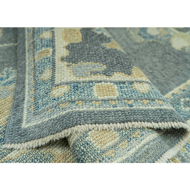 Turkish Oushak Rug 6' x 9'7" #19105 For Sale In Houston - Image 6 of 8