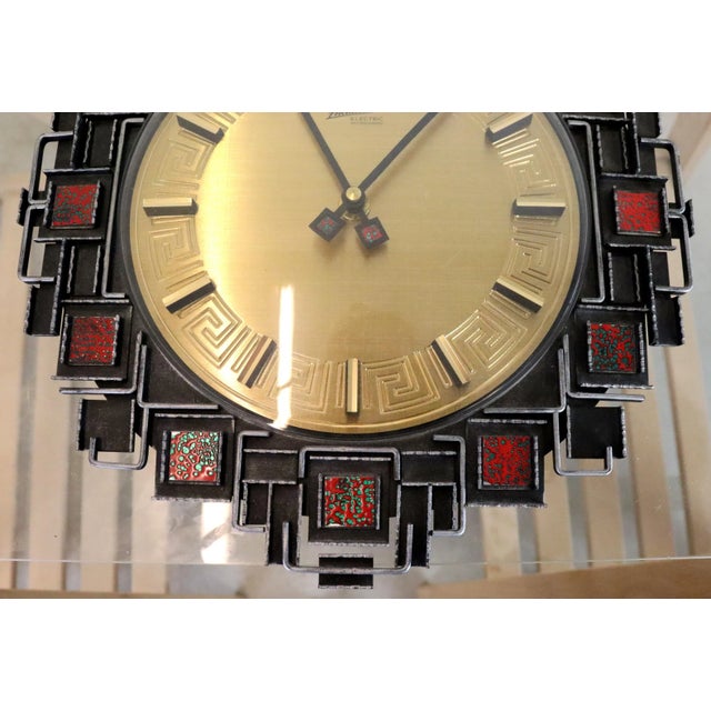 Electric Wall Clock from Atlantic, 1970s For Sale - Image 4 of 11