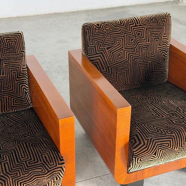 Rationalist Club Chairs by Giuseppe Pagano, 1930s, Set of 2 For Sale - Image 15 of 18