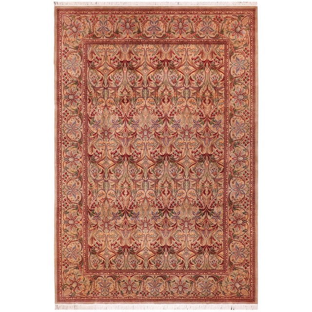 International Pak-Persian Taupe/Gray Wool Rug - 9'1'' X 12'6'' For Sale - Image 9 of 9