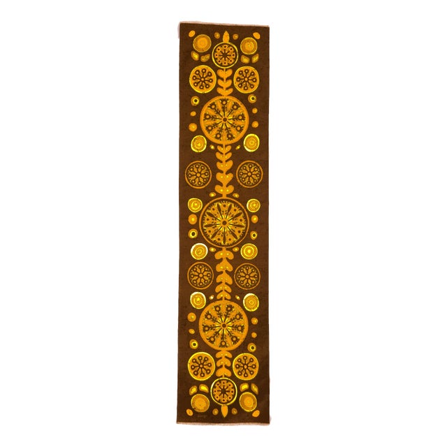 Mid-Century German Pop Art Screen-Printed Wall Hanging by Traute Sänger, 1970s For Sale