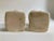 Mid 20th Century Cream Ceramic Cherub Vases Candle Holders - A Pair For Sale - Image 11 of 13