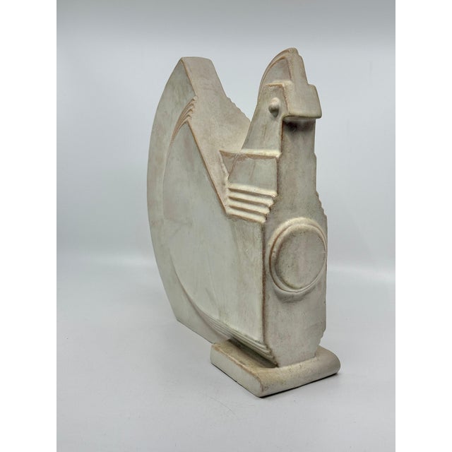 1960s Architectural Rooster Pottery Figure For Sale - Image 10 of 18