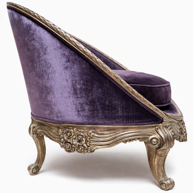 Wood Napoleon III Lounge Chairs, 1800s, Set of 2 For Sale - Image 7 of 8