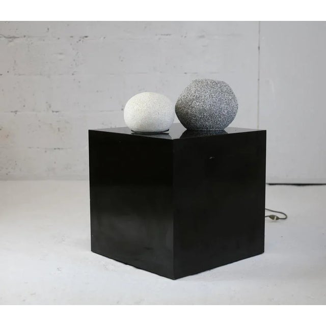 Plastic Resin Caillou Table Lamps, France, 1970s, Set of 2 For Sale - Image 7 of 18