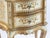 Mid-Century Florentine Italian Gold and White Gilt Side Table Nightstand, 1960s For Sale - Image 6 of 10