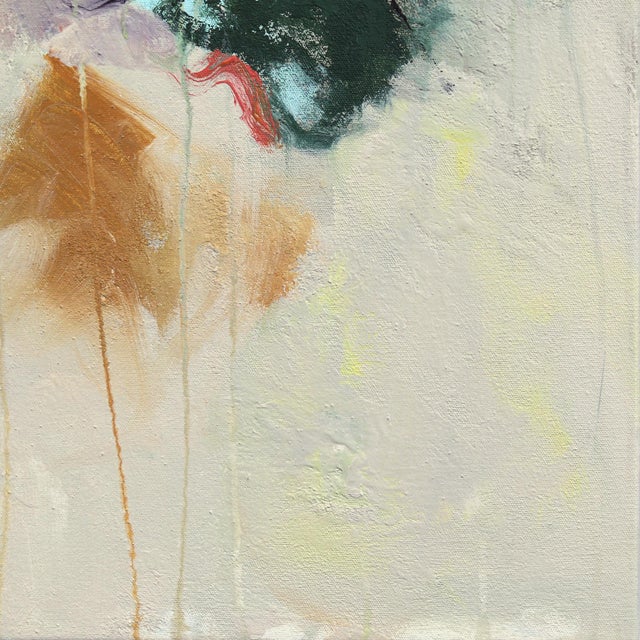 2020s Castaway - Abstract Playful Earth Tone Textural Paint Splat Mixed Media Original Artwork by Amber Goldhammer For Sale - Image 5 of 9