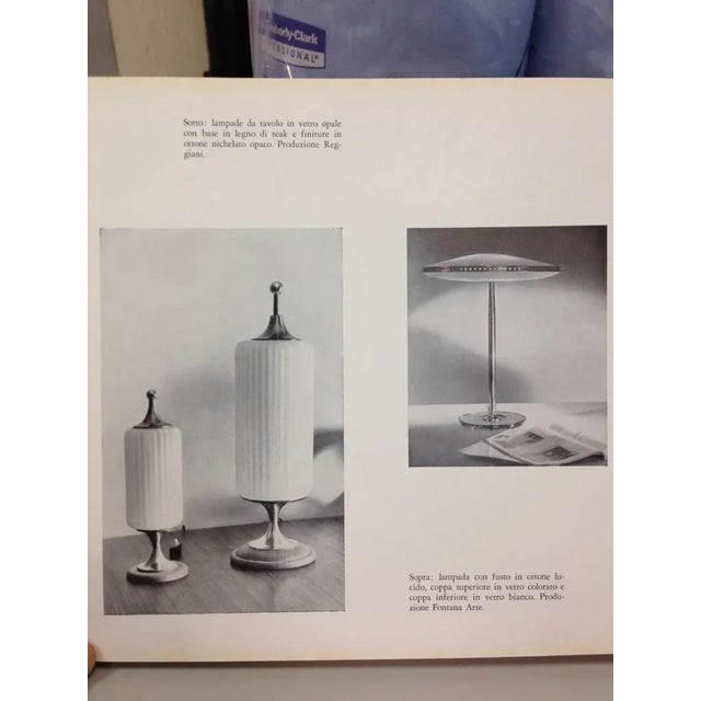 Italian Opaline Glass & Nickel-Plated Metal Pendant Lamp by Reggiani, 1960s For Sale - Image 10 of 11