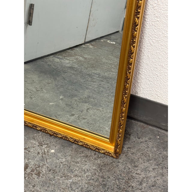 Ornate Gold Framed Mirror, Vintage For Sale - Image 4 of 12