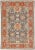 Textile Modern Sultanabad Handmade Gray & Rust Wool Rug With Allover Motif For Sale - Image 7 of 7