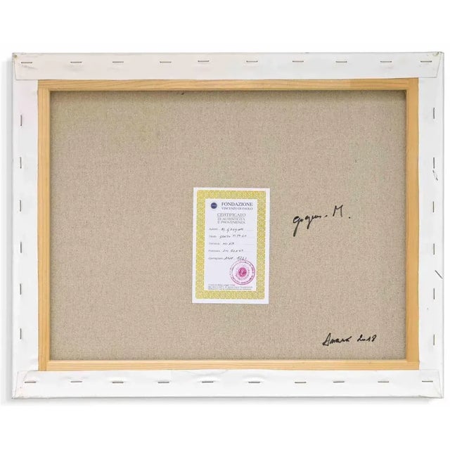 Untitled is an artwork realized by Martine Goyens in 2018. Mixed media on canvas. Handsigned in the lower margin and on...