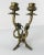 Gothic Italian Mid-Century Double Dragon Bronze Candle Holder For Sale - Image 3 of 10