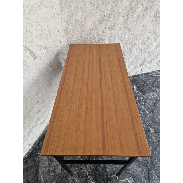 Brown Mid-Century Teak and Formica Desk, 1960s For Sale - Image 8 of 18