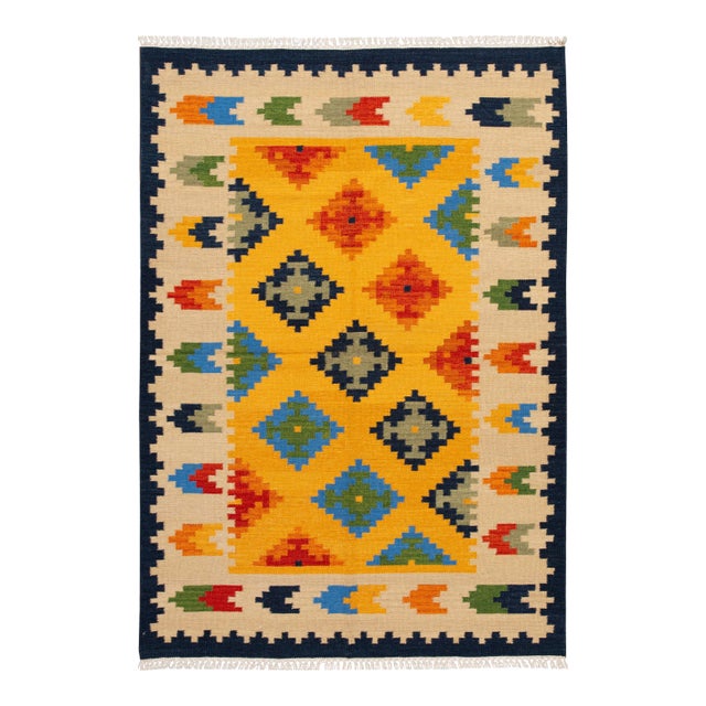 21st Century Modern Kilim Rug 5 '6'' X 8' 1''. For Sale